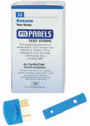 PANEL INDIVIDUAL CETONAS PARA CARDIOCHECK PA, 2-70 MG/DL PAQUETE CON 25 TIRAS Y MEMO CHIP